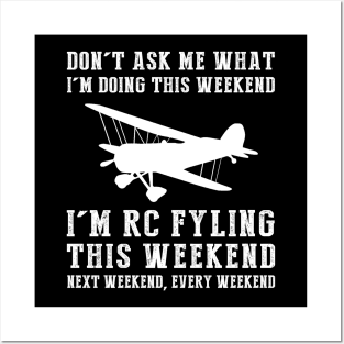 Sky High Weekends: Conquer the Skies with RC-Plane Fun! Posters and Art